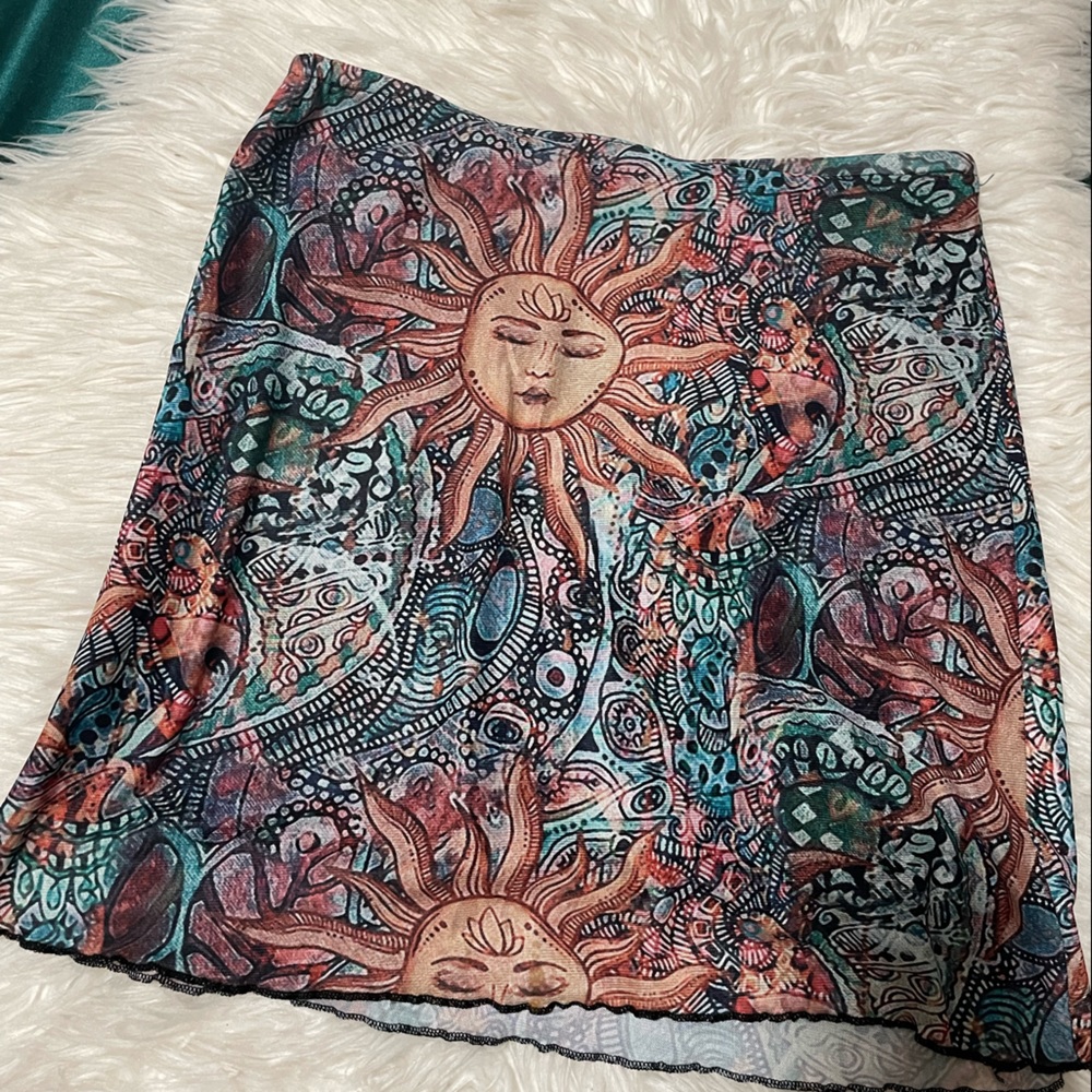 Sun mini skirt